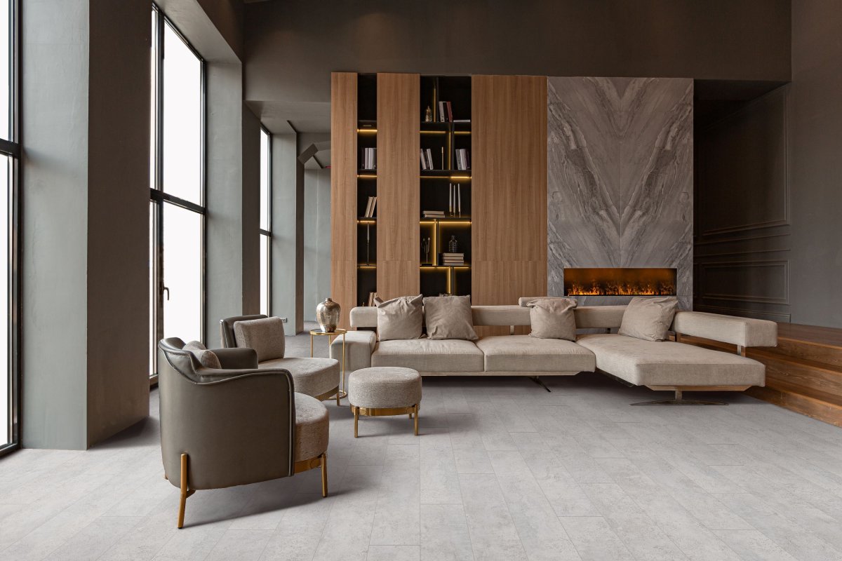 Ламинат  "Floorpan" Кристалл Грей (1380*193*8 мм) — купить в Костроме