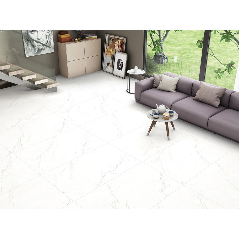 Керамогранит "Ennface" 600*1200 Mystic White Матовый Белый — купить в Костроме