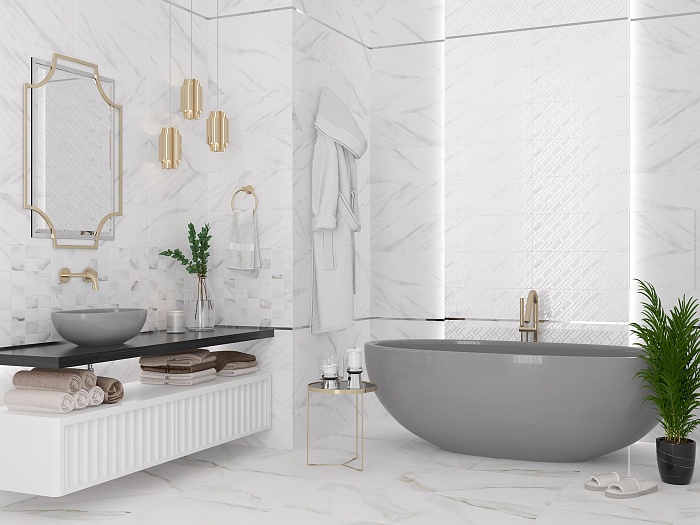 Керамогранит "Azori" Alpi (600*600 мм) Белый — купить в Костроме