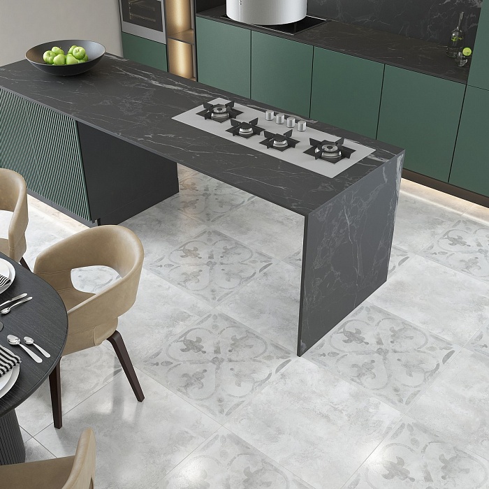 Керамогранит "Keramin" Турин (600*600 мм) Серый 1 — купить в Костроме