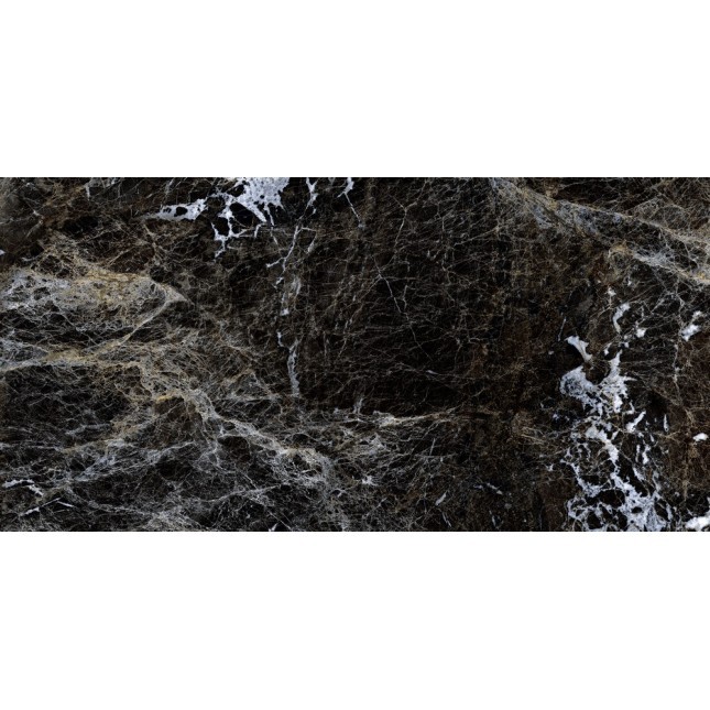 Керамогранит "Gresse" 600*1200 Simbel Carbon Чёрно-белый Мрамор — купить в Костроме
