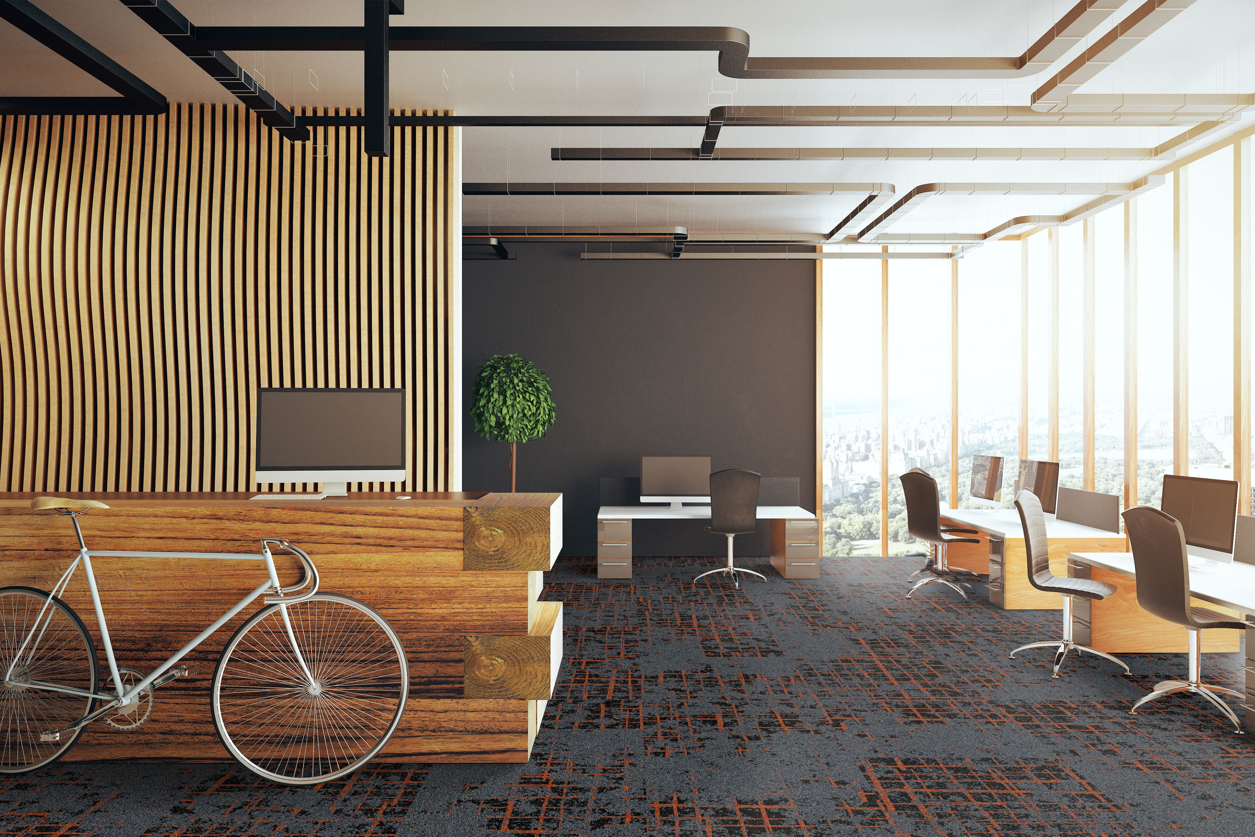 Ковровая плитка Macro Tile 91 (500*500*5 мм) — купить в Костроме