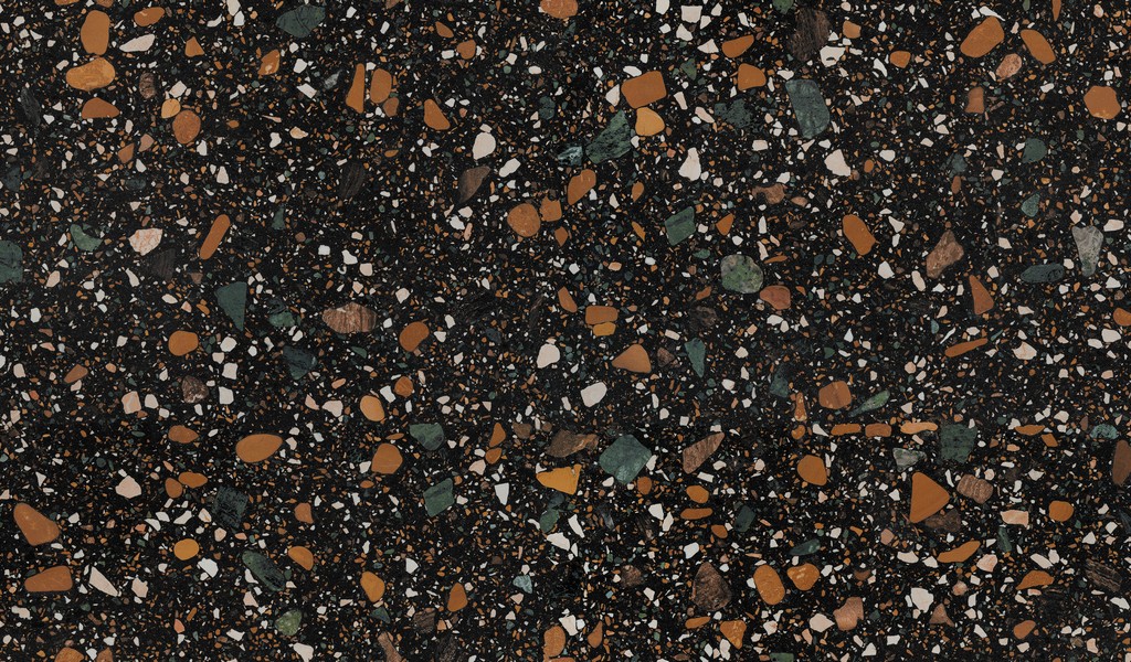 Керамогранит Terrazzo Black 800x1600 matt многоцветный — купить в Костроме