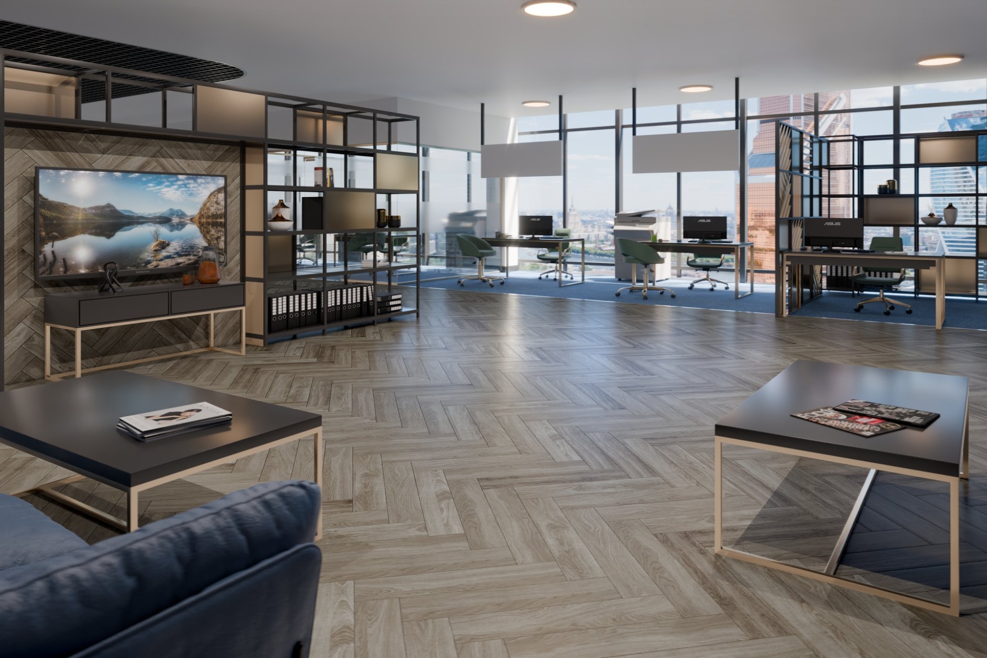 Инженерный паркет «Damy Floor» Скандинавский (укладка елочкой) — купить в Костроме