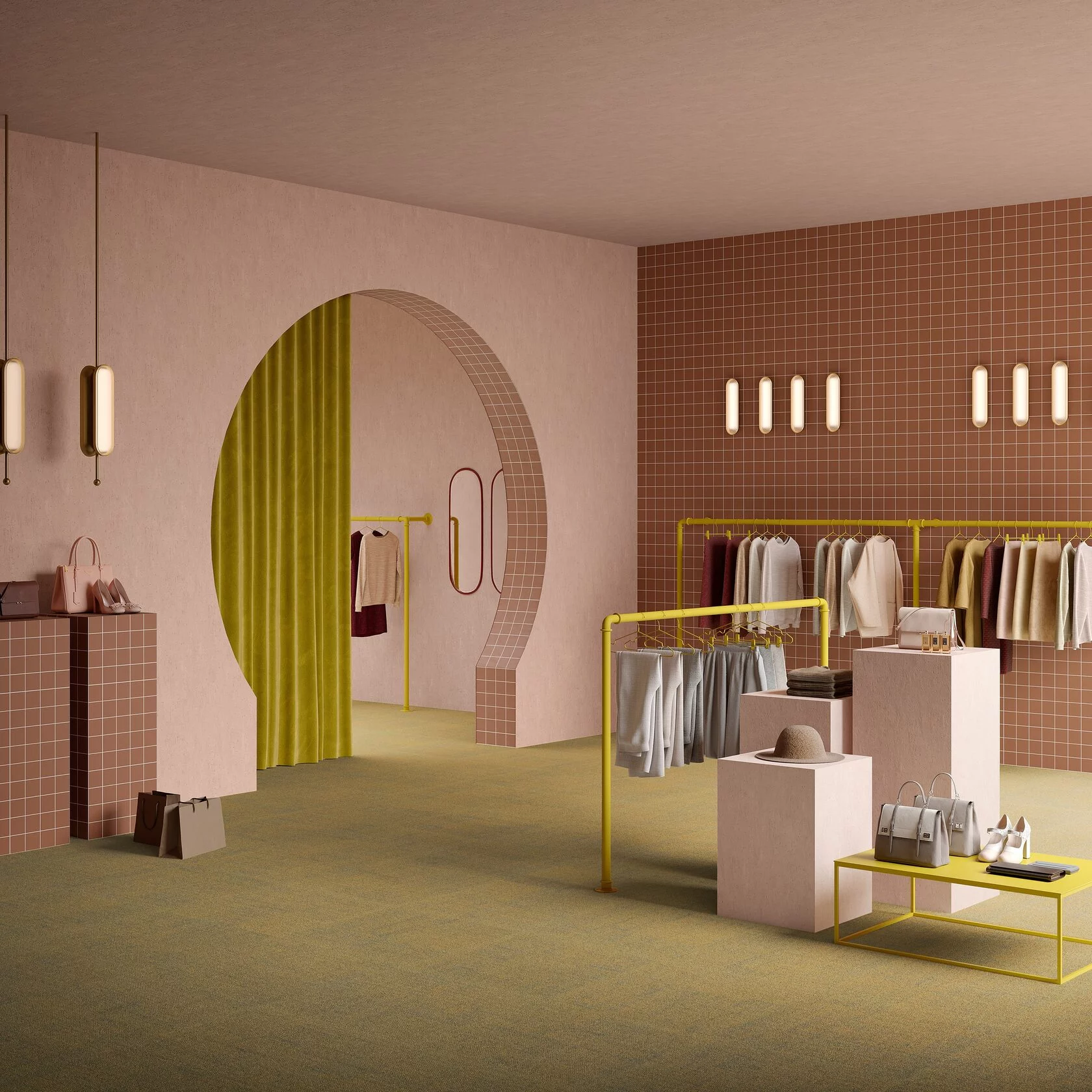 Ковровая плитка Mantra Tile 94 (500*500*6 мм) — купить в Костроме