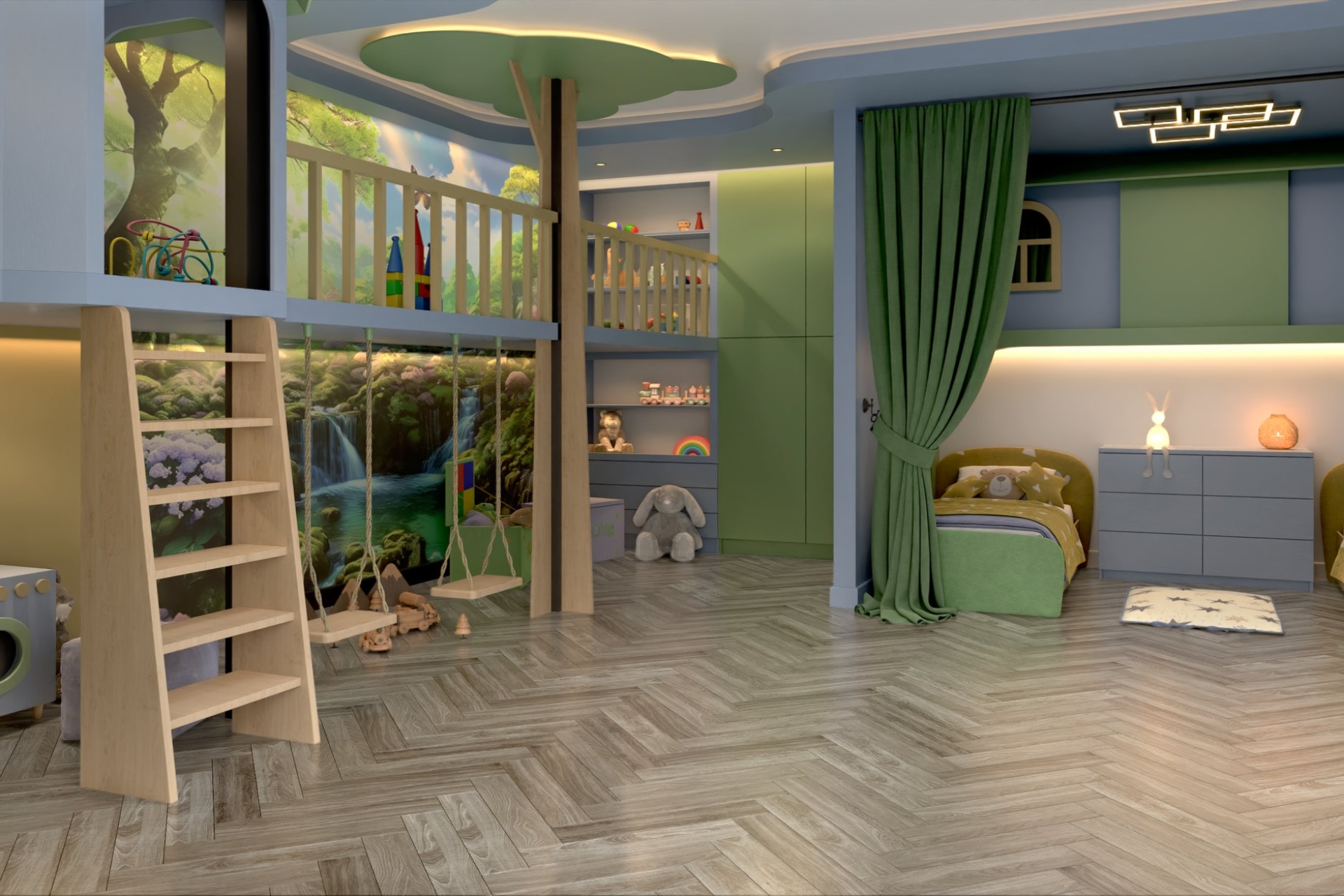 Инженерный паркет «Damy Floor» Скандинавский (укладка елочкой) — купить в Костроме