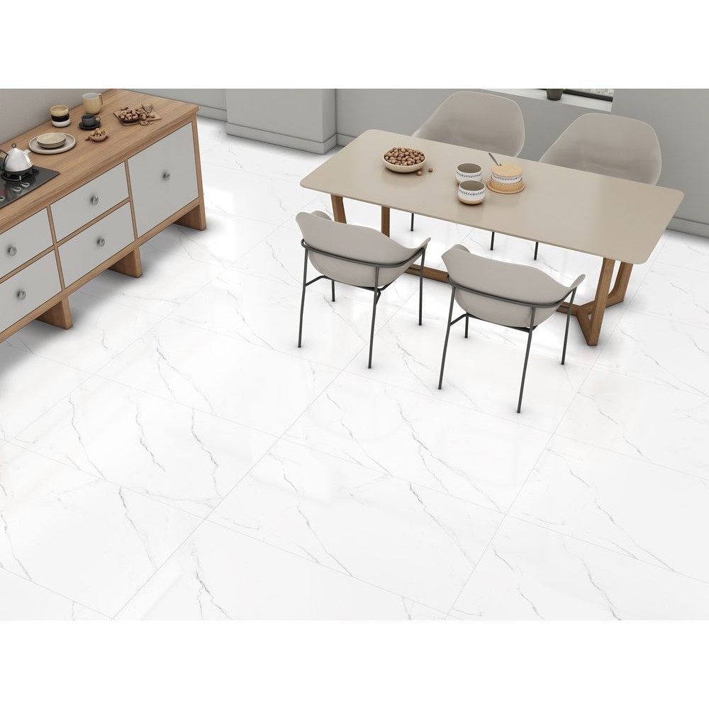 Керамогранит "Ennface" 600*1200 Carrara Bianco Матовый Белый — купить в Костроме