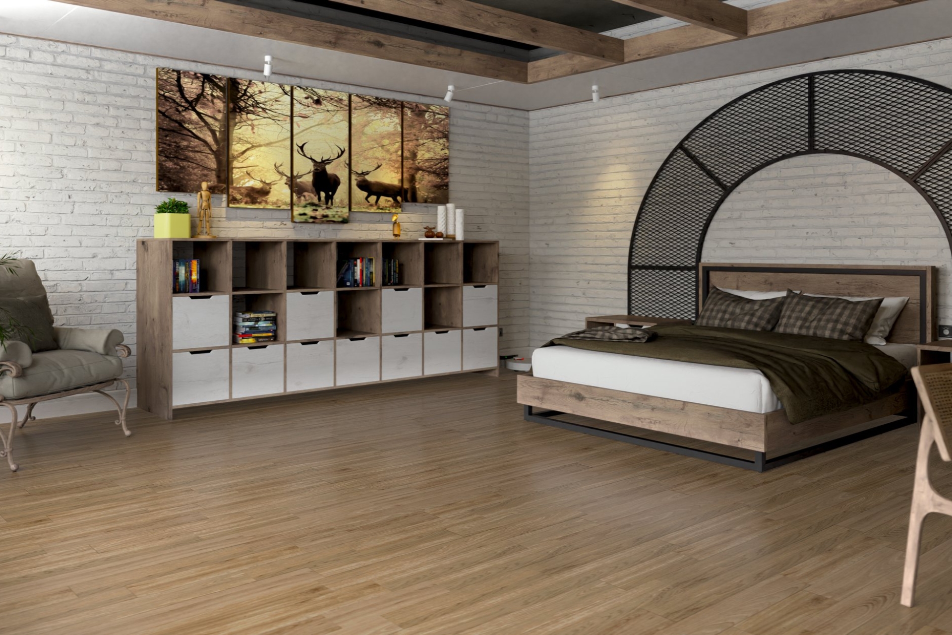 Инженерный паркет «Damy Floor» Натуральный (укладка палуба) — купить в Костроме