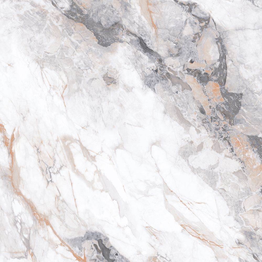 Керамогранит Lande 600x600 камень бело-коричнево-черный матовый — купить в Костроме