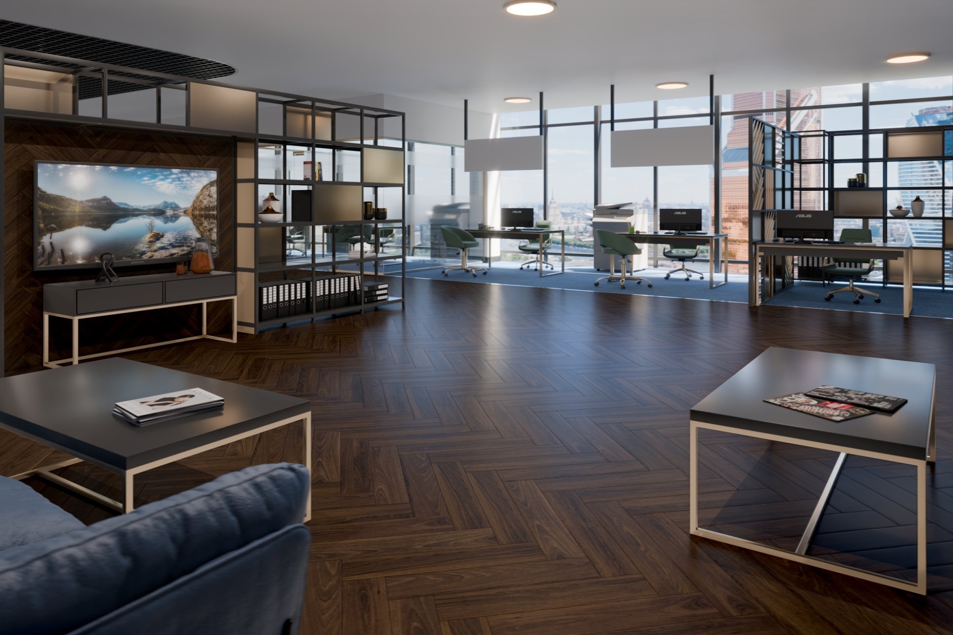 Инженерный паркет «Damy Floor» Каштановый (укладка елочкой) — купить в Костроме