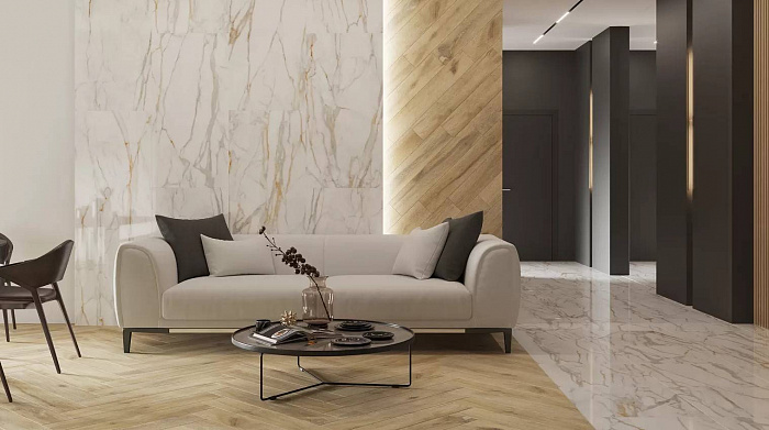 Керамогранит "Estima" Supreme Ferrum (1200*600 мм) Белый — купить в Костроме