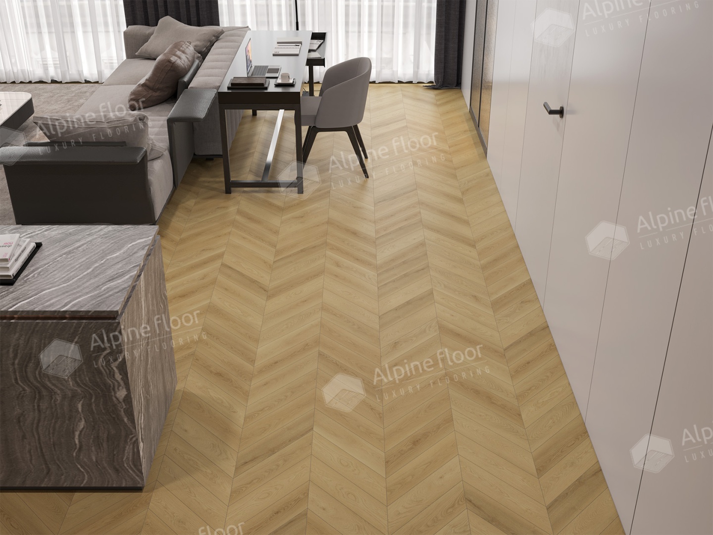 Ламинат "Alpine Floor" Дуб Пиренеи (550*112*12 мм) — купить в Костроме