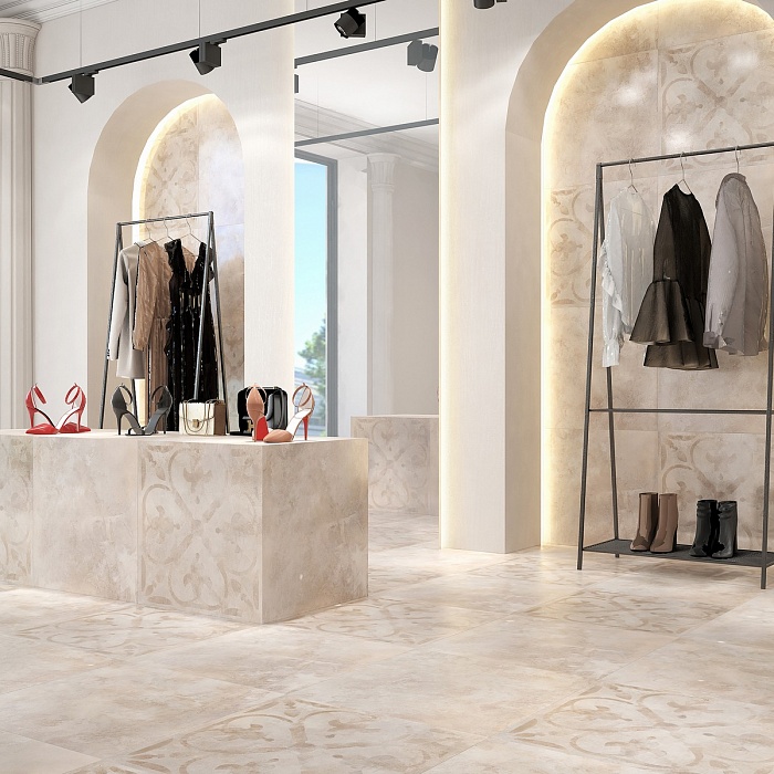 Керамогранит "Keramin" Турин (600*600 мм) Серый 1 — купить в Костроме