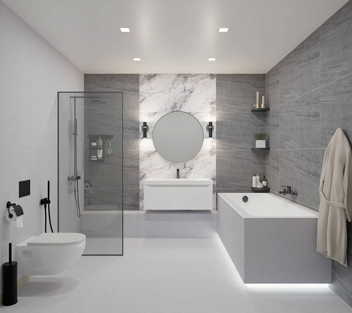 Керамогранит "Wan Sheng" Butterfly 600x1200 (1200*600 мм) Серый — купить в Костроме